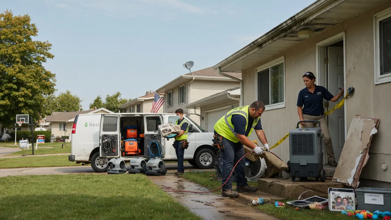 Water Damage Restoration in Kaneville, IL near me